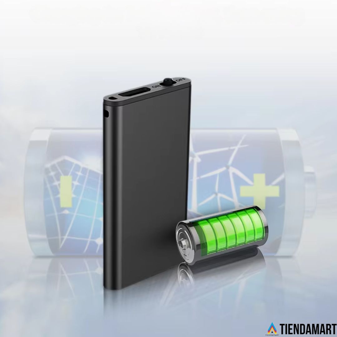 SpyRec™ – Mini Gravador de Voz Espião Ultraportátil