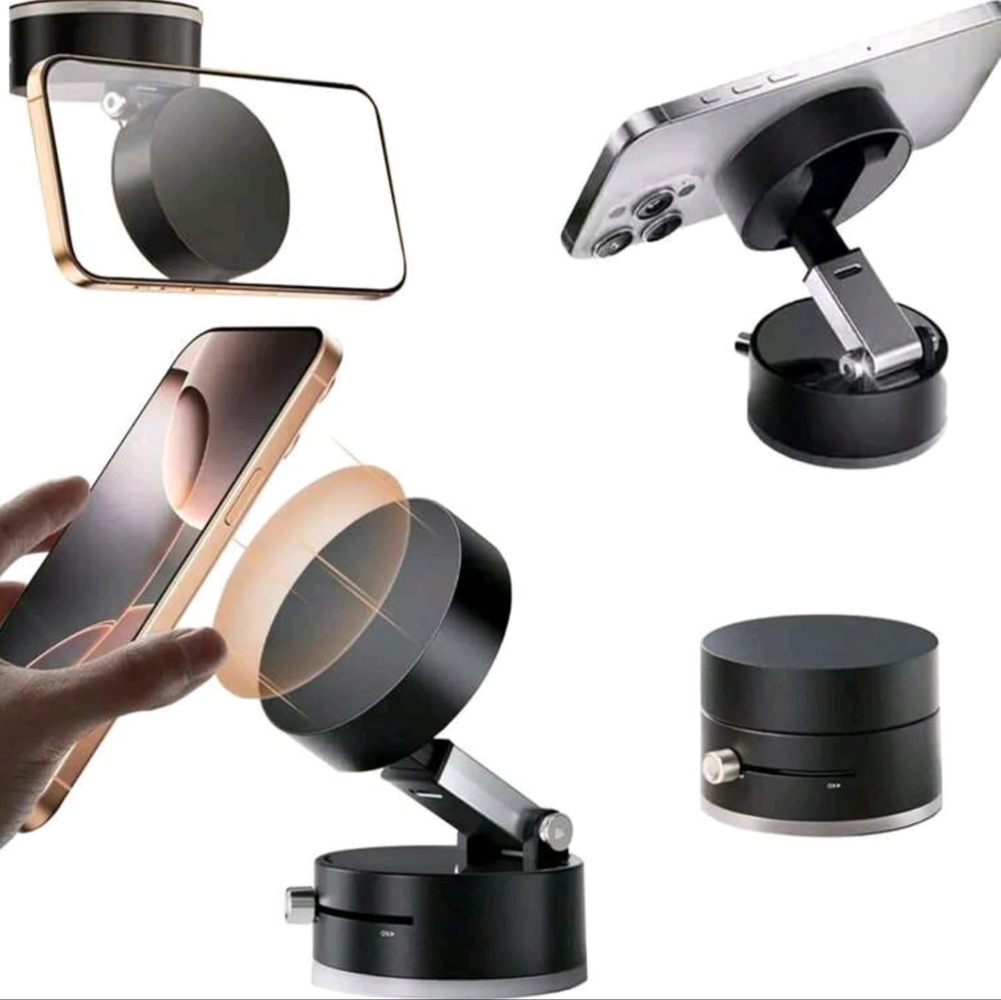 Suporte Magnético 360° com Ventosa