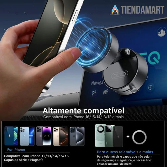 Suporte Magnético 360° com Ventosa