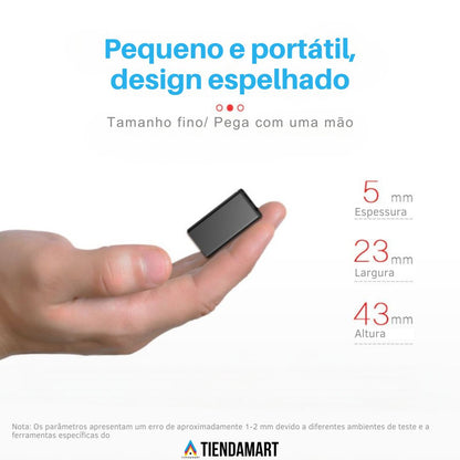 SpyRec™ – Mini Gravador de Voz Espião Ultraportátil