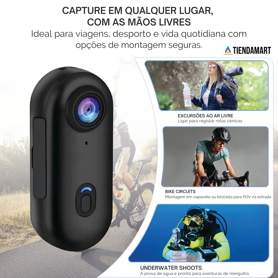 Videocâmara 4K Ultra HD - SpyCam PRO™