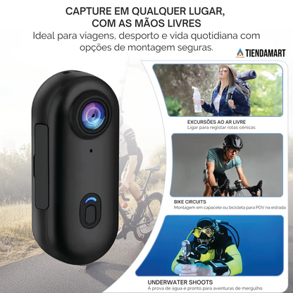 Videocâmara 4K Ultra HD - SpyCam PRO™